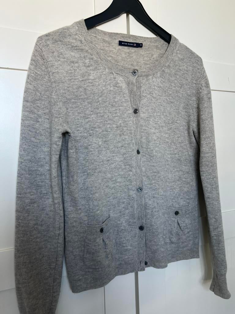 RIVER WOODS grijze vest maat 38, Kleding | Dames, Ophalen of Verzenden, Zo goed als nieuw, Maat 38/40 (M), Grijs
