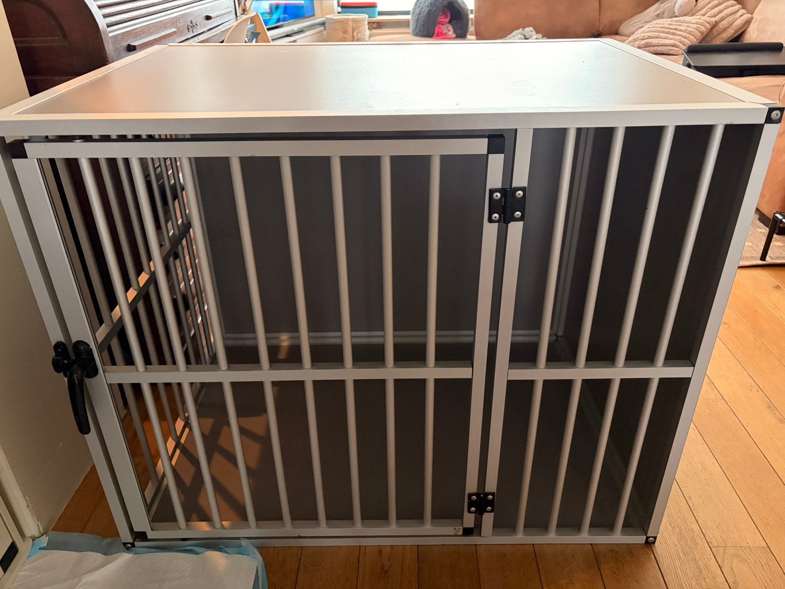 Hondenbench: 101 x 70 x 81 cm, Dieren en Toebehoren, Ophalen, Gebruikt