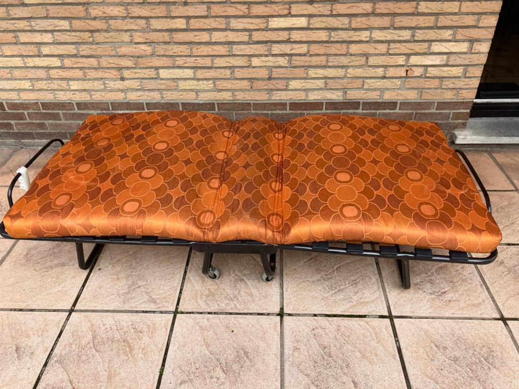 1 persoonsbed op wielen, Ophalen, 85 tot 100 cm, Gebruikt, Lattenbodem
