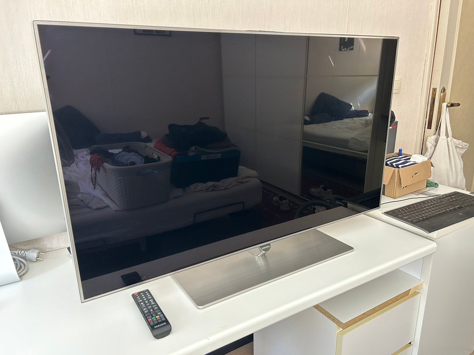 46” Full HD Flat Smart TV F7000 Series 7 - model UE46F7000SL, Audio, Tv en Foto, Televisies, Ophalen, Gebruikt, LCD, Samsung