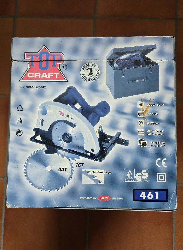 scie circulaire, Bricolage & Construction, Enlèvement, Utilisé, 600 à 1200 watts, Scie circulaire