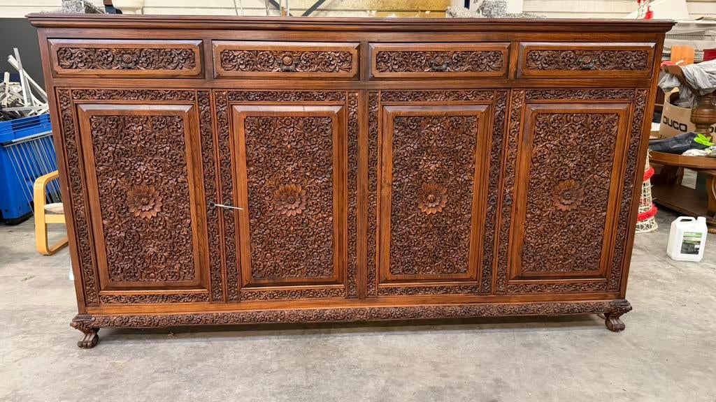 Teak meubel, Huis en Inrichting, Kasten | Dressoirs, Ophalen, Gebruikt, Teakhout, Thai