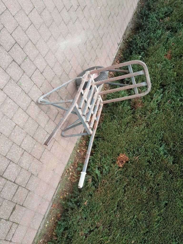 Steenkruiwagen, Ophalen, Gebruikt, Handmatig, Eenwielig