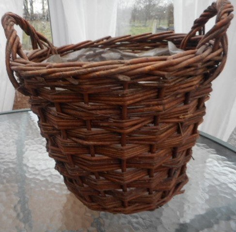 rotan bloempot, Ophalen, Rond, 25 tot 40 cm, Minder dan 40 cm