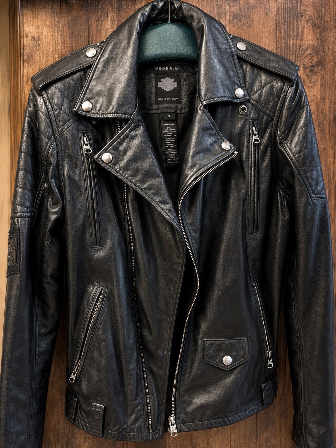 Veste Harley-Davidson Riding Gear – Cuir véritable – Taille, Motoren, Kleding | Motorkleding, Broek | leer, Ophalen of Verzenden