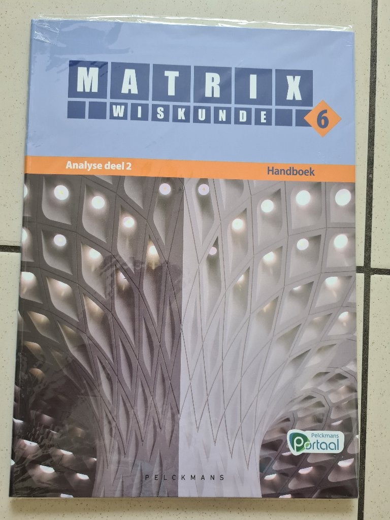 Matrix wiskunde 6 Analyse deel 2 (handboek), Boeken, Ophalen, ASO, Wiskunde A, Zo goed als nieuw