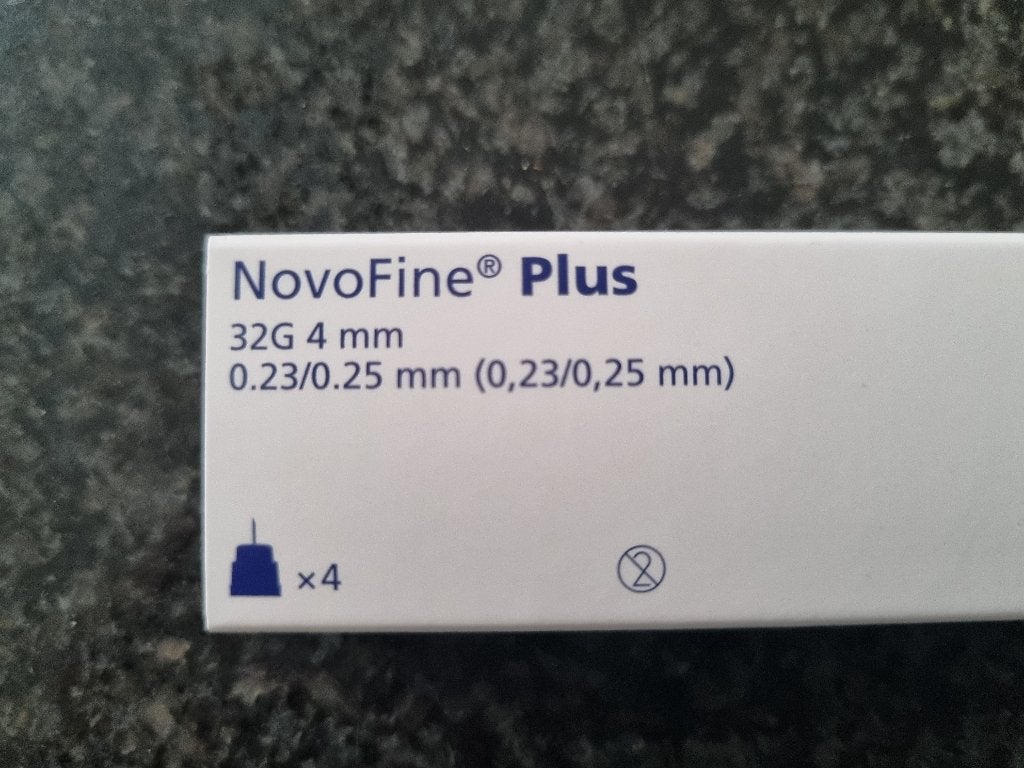 Naaldjes medicatie NovoFine Plus 32g 4mm (0.23/0.25mm), Ophalen of Verzenden, Nieuw