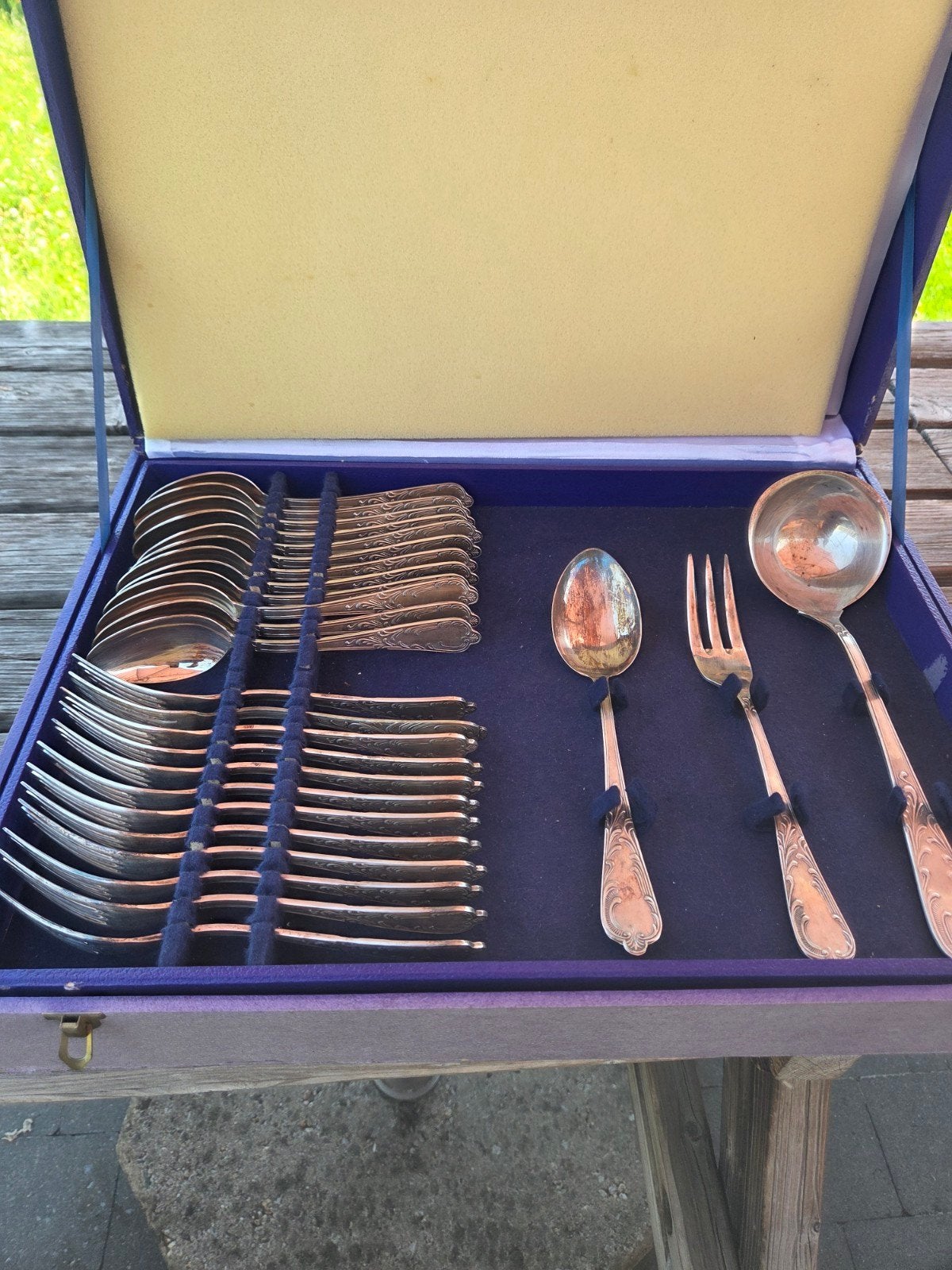 Set vintage bestek, Enlèvement