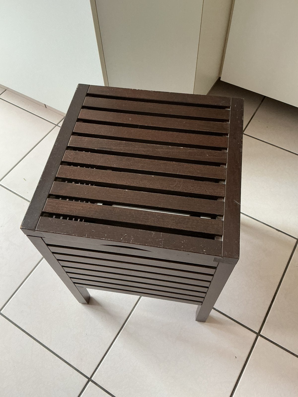 Ikea Muskan donkerbruin - krukje/wasmand, Huis en Inrichting, Ophalen, Gebruikt