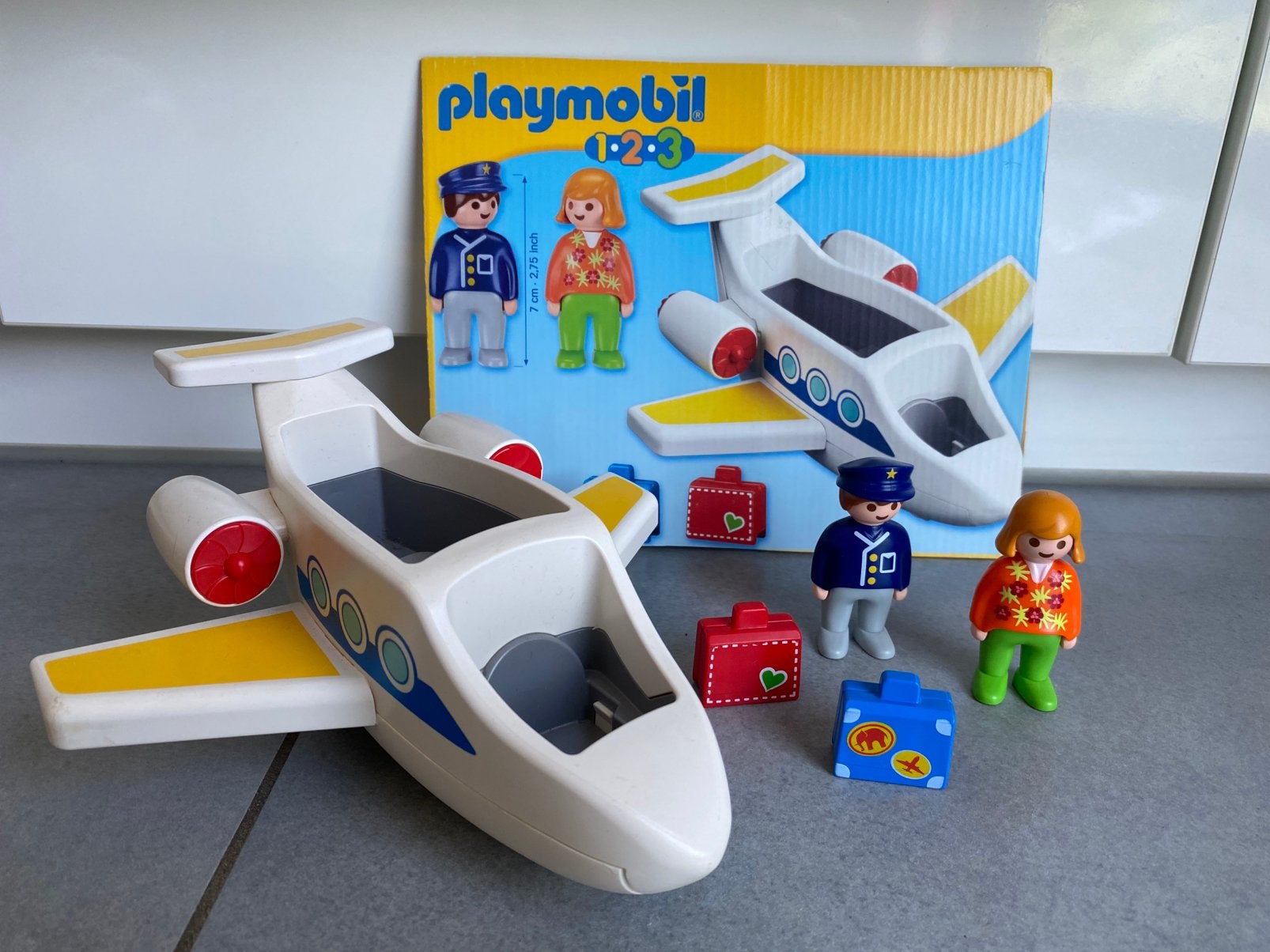 Playmobil 123 vliegtuig 6780, Kinderen en Baby's, Speelgoed | Playmobil, Ophalen, Zo goed als nieuw