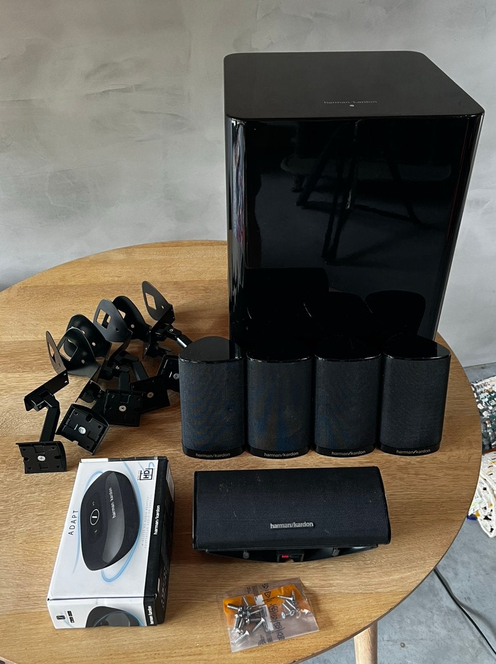 Ensemble d'enceintes ambiophoniques Harman Kardon, TV, Hi-fi & Vidéo, Autres marques, Autres lecteurs, Enlèvement, Utilisé