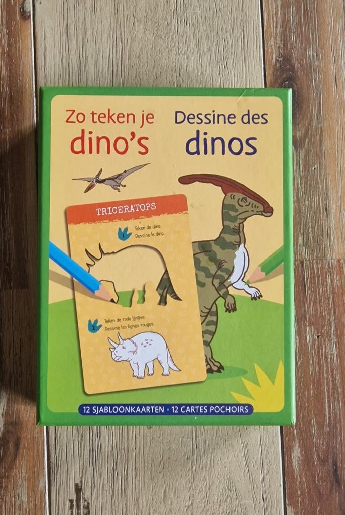 Dessine des dinos Deltas, Ophalen, Zo goed als nieuw