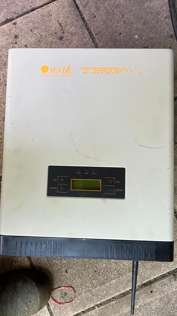 Omvormer zonnepanelen omnik 3000 watt, Enlèvement, Utilisé