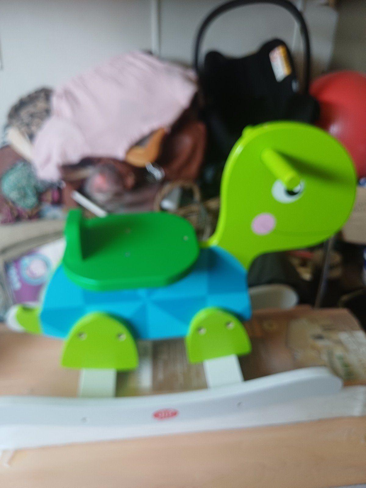 Schilpadschommel, Kinderen en Baby's, Speelgoed | Hobbelfiguren, Ophalen