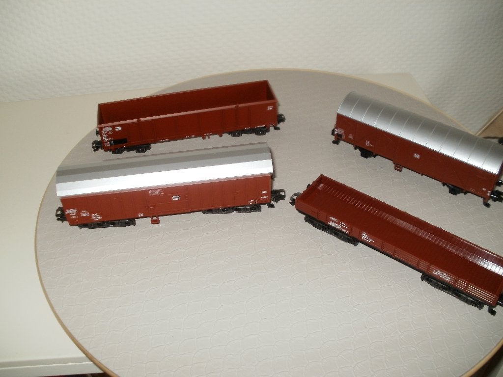 4x Marklin Ho wagon v/d DB no 4460/4473/ 4690/4710, Neuf, Enlèvement ou Envoi, Courant alternatif, Wagon