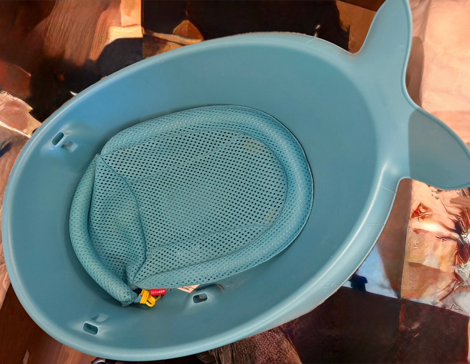 Skip hop babybad met netje, Enfants & Bébés, Bains & Soins, Enlèvement, Utilisé, Baignoire, Autres marques