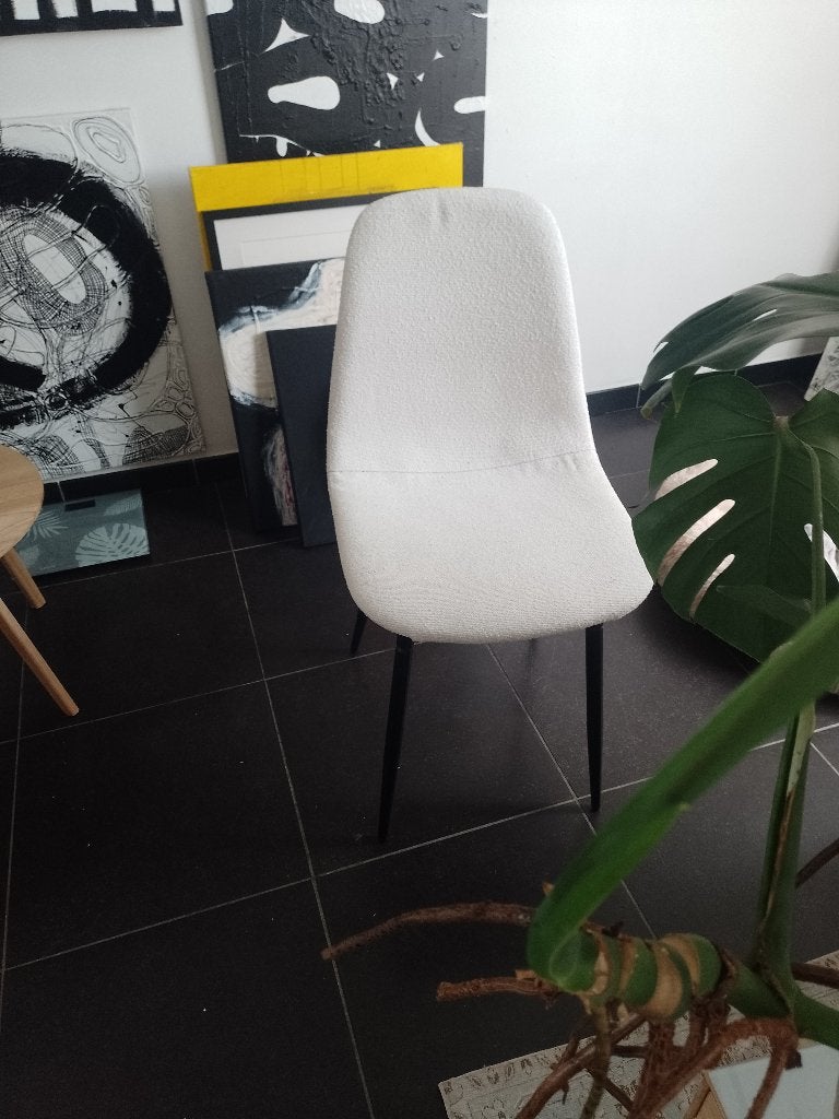 Stoel, Huis en Inrichting, Stoelen, Ophalen of Verzenden, Zo goed als nieuw, Wit, Eén