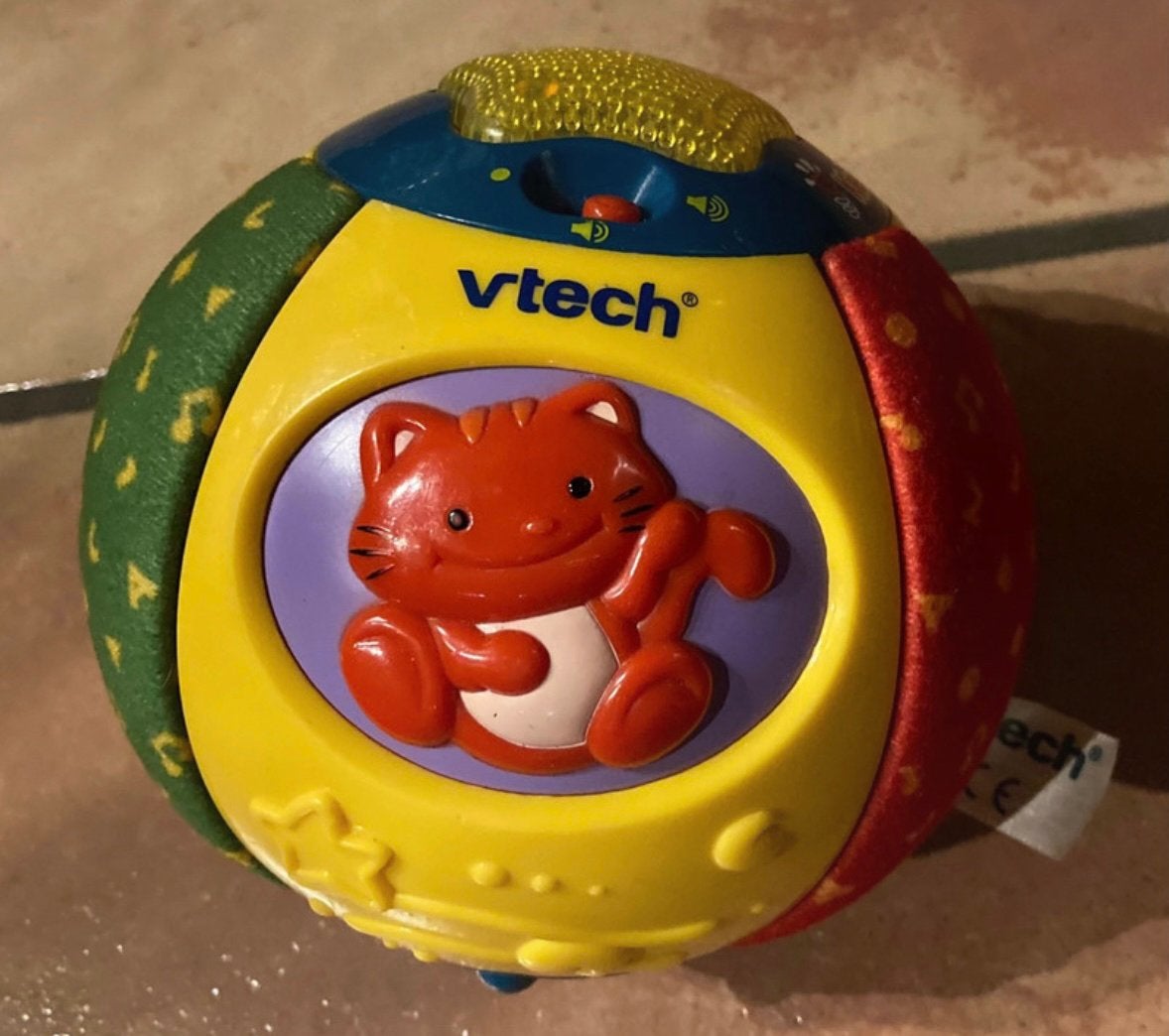 Vtech kiekeboebal met verlichte ster en muziek., Ophalen of Verzenden, Gebruikt
