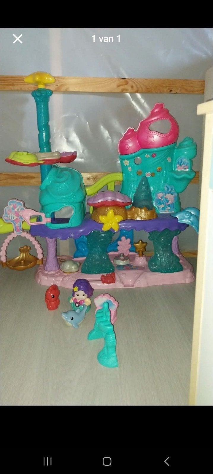 vtech kasteel compleet, Enlèvement