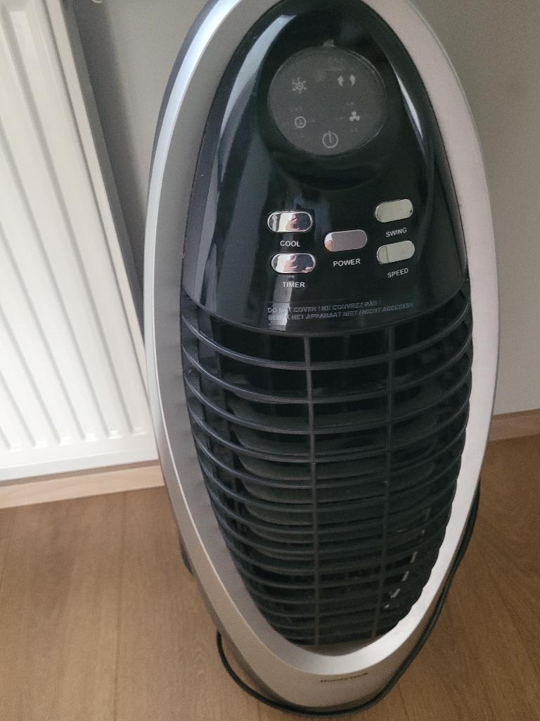 Draagbare verdamping luchtkoeler, Elektronische apparatuur, Ventilatoren, Ophalen, Zo goed als nieuw, Vloerventilator
