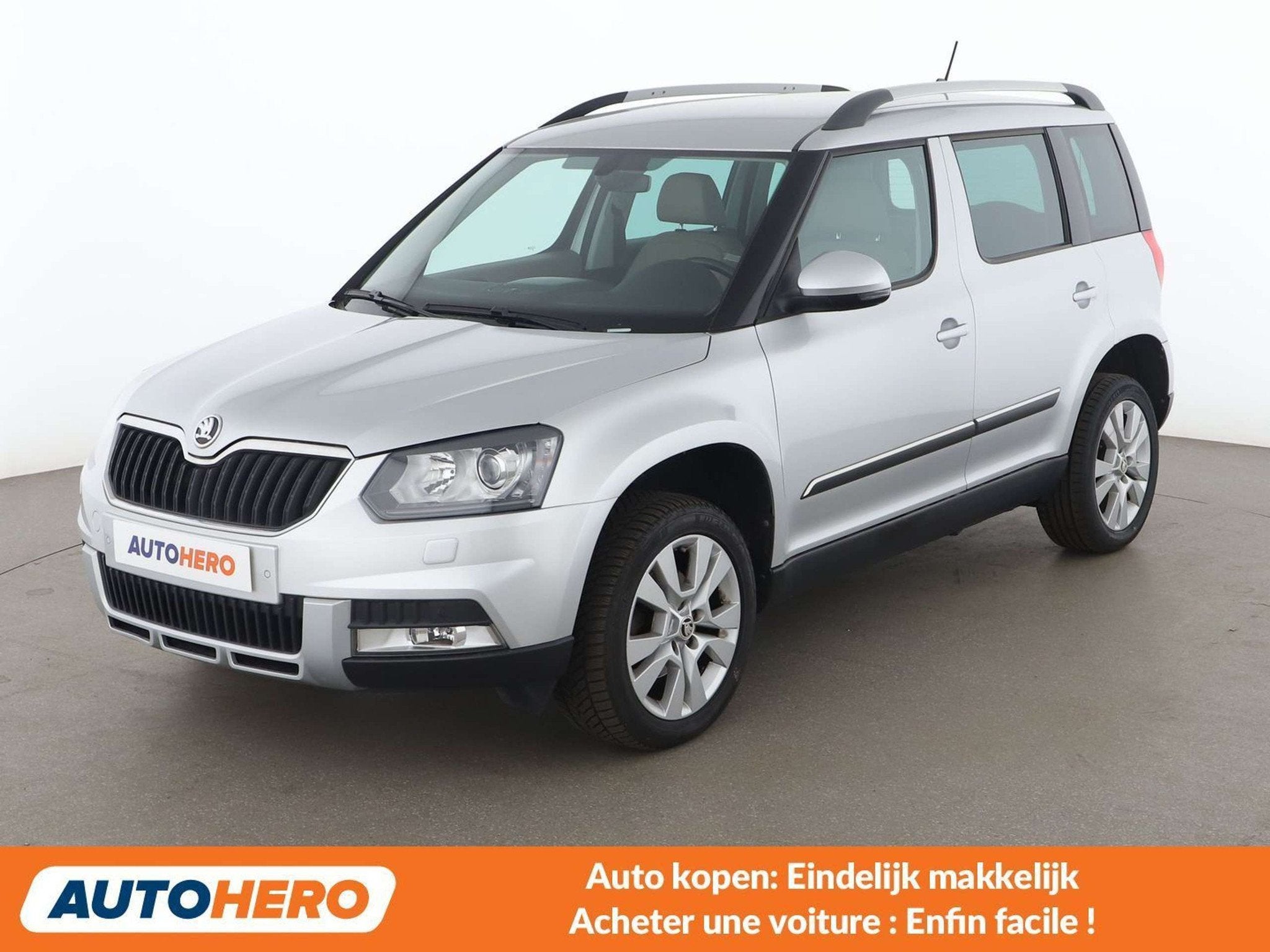 Skoda Yeti 1.4 TSI Style Outdoor 4x4 (bj 2016, automaat), Auto's, Skoda, Automaat, Gebruikt, Elektrische ramen, Leder
