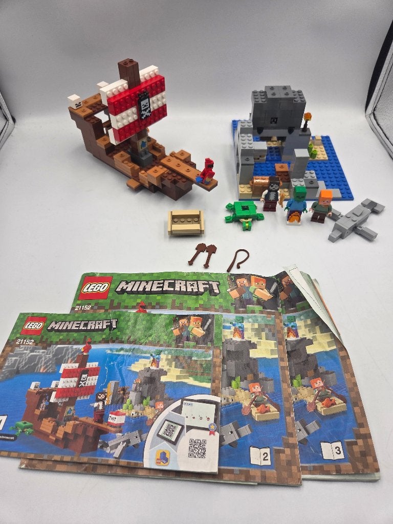 Lego Minecraft 21152 The Pirate Ship Adventure, Compleet, Minecraft, Lego, Ophalen of Verzenden