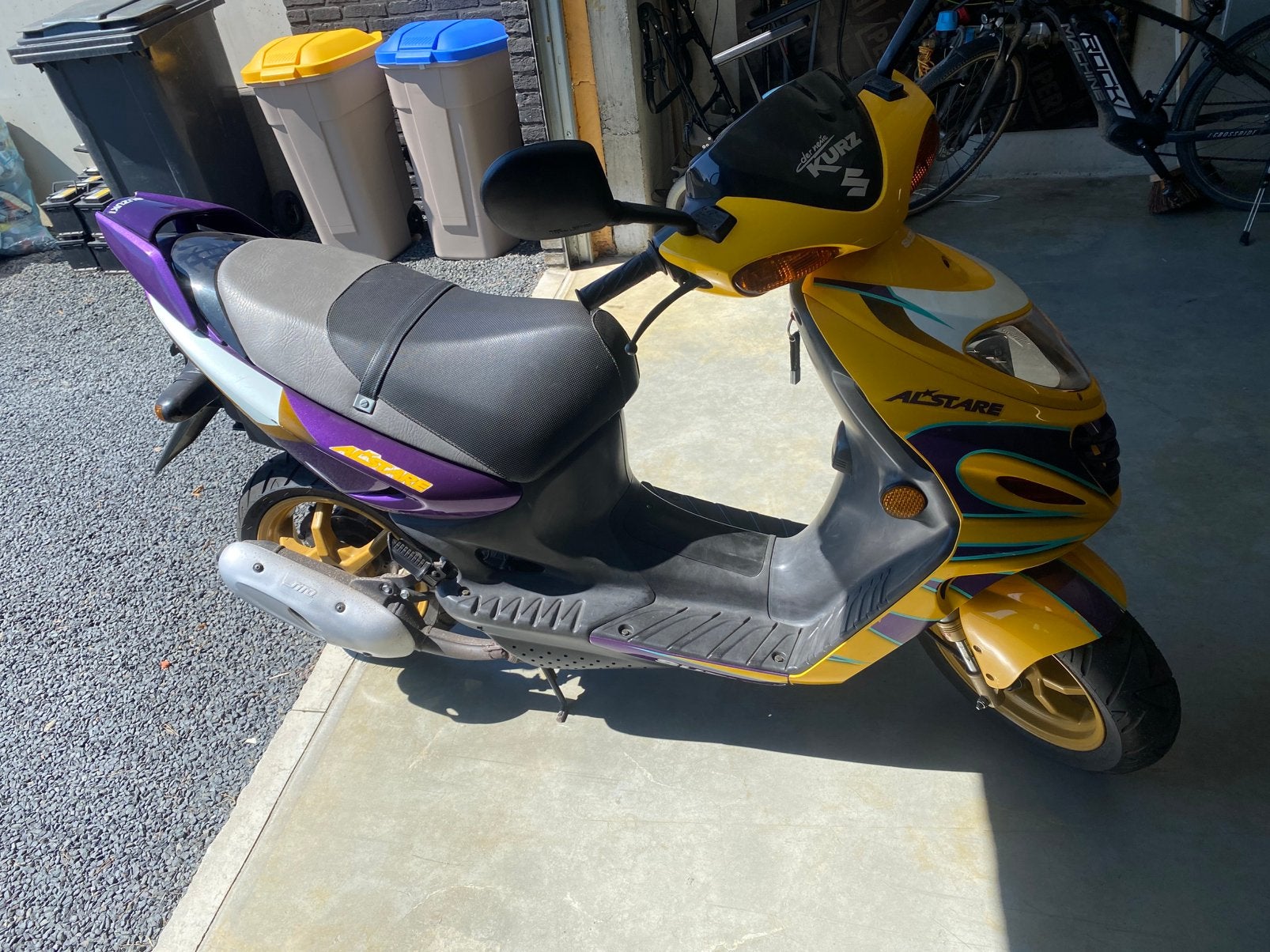 Suzuki ay-50 katana, Fietsen en Brommers, Brommers | Overige merken, Ophalen, Gebruikt, 0 versnellingen, Klasse A (25 km/u)