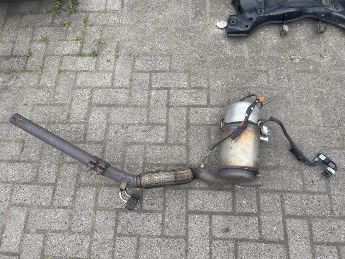 Voorpijp + katalysator van een Volkswagen Polo, Gebruikt, -, Volkswagen, -