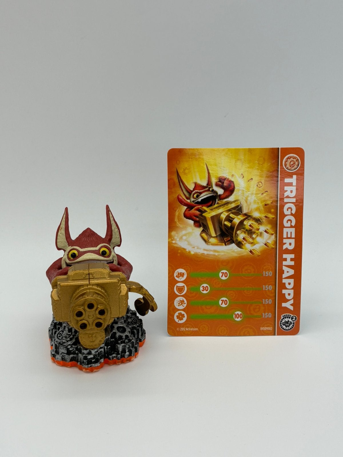 Skylanders Giants Trigger Happy avec billet, Envoi, Comme neuf