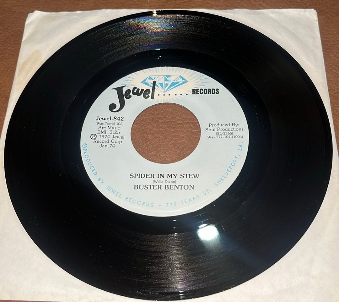 Buster Benton ‎– Spider In My Stew - 7” vinyl single - USA, Ophalen of Verzenden, Gebruikt