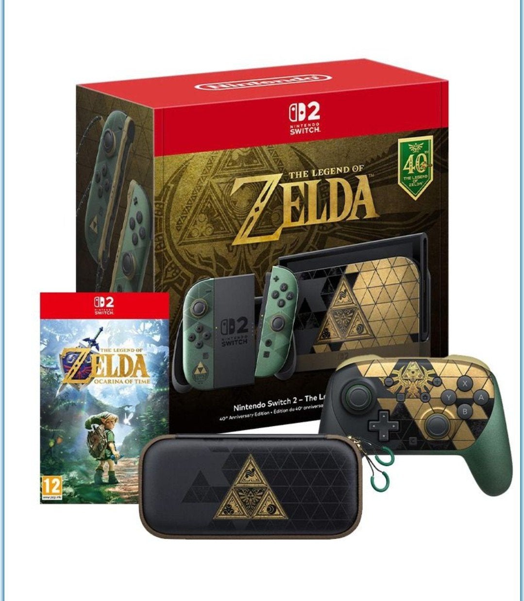 Pack anniversaire Legend of Zelda pour Nintendo Switch 2, Consoles de jeu & Jeux vidéo, Enlèvement, Neuf, Avec 1 manette, Avec jeux
