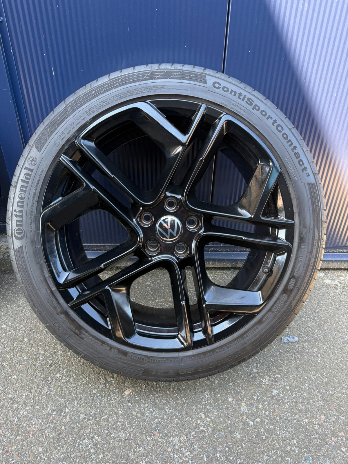 20" Originele Volkswagen Tiguan Tayron III York velgen zwart, Ophalen, 255 mm, Banden en Velgen, Personenwagen