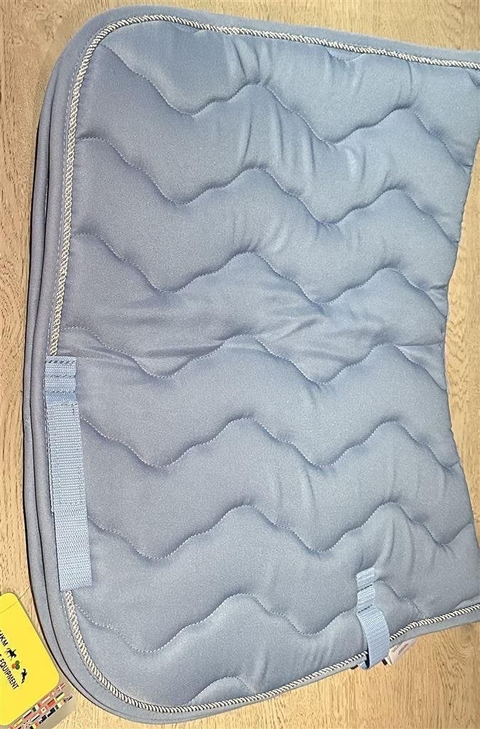 Zadeldekje HKM Blauw - Veelzijdigheid - Pony, Dieren en Toebehoren, Katoen, Dressuurdekje, Nieuw, Ophalen of Verzenden
