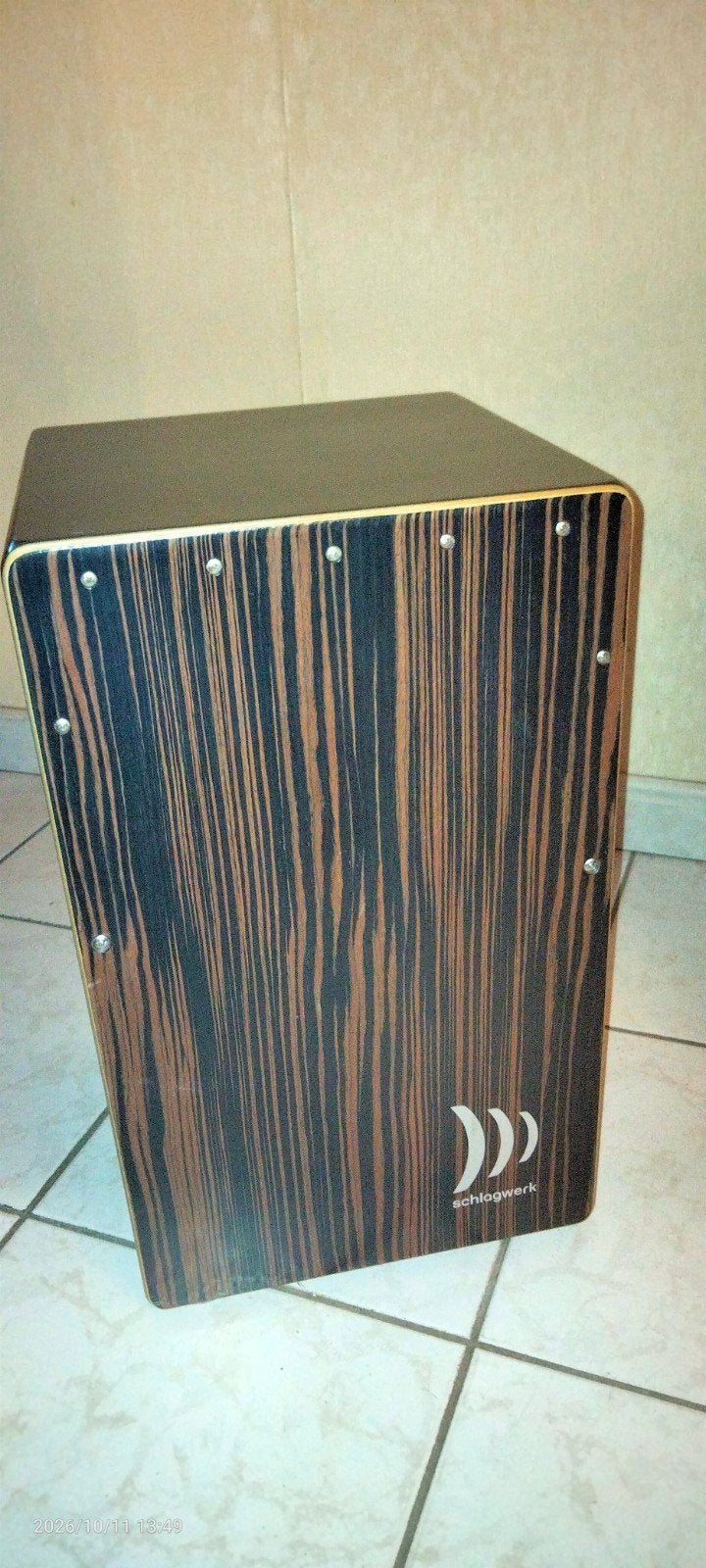 Cajon Schlagwerk Walnut CP90, Muziek en Instrumenten, Ophalen, Zo goed als nieuw, Trommel