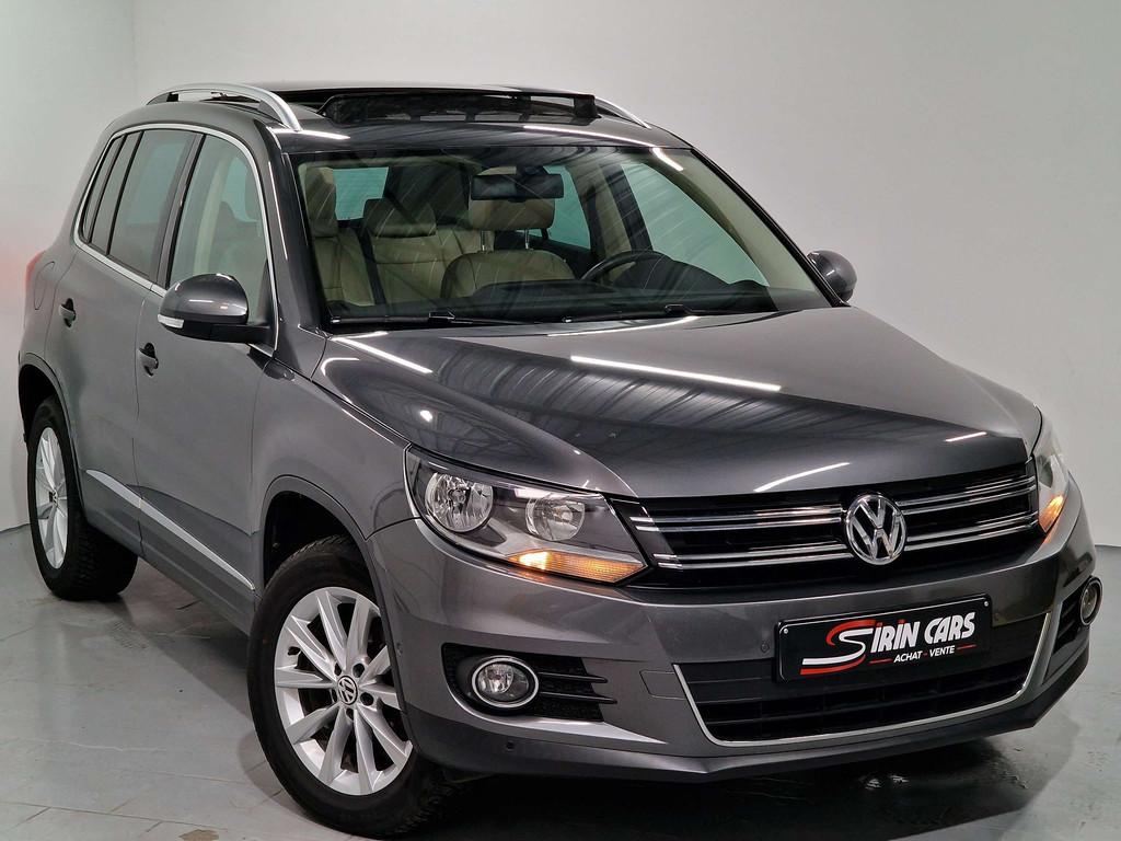 Volkswagen Tiguan 2.0 CR TDi | 4Motion | Toit Pano | 1ier pr, Auto's, Volkswagen, Euro 5, Beige, 4 cilinders, 136 pk