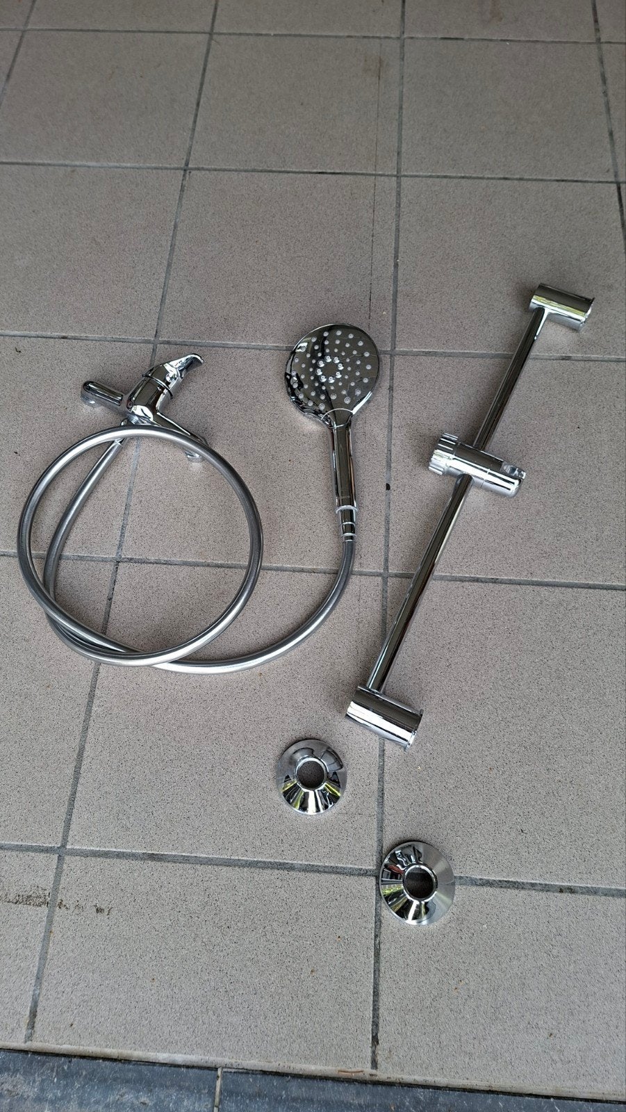 Robinet de douche (mélangeur) et pomme de douche, Bricolage & Construction, Enlèvement, Utilisé