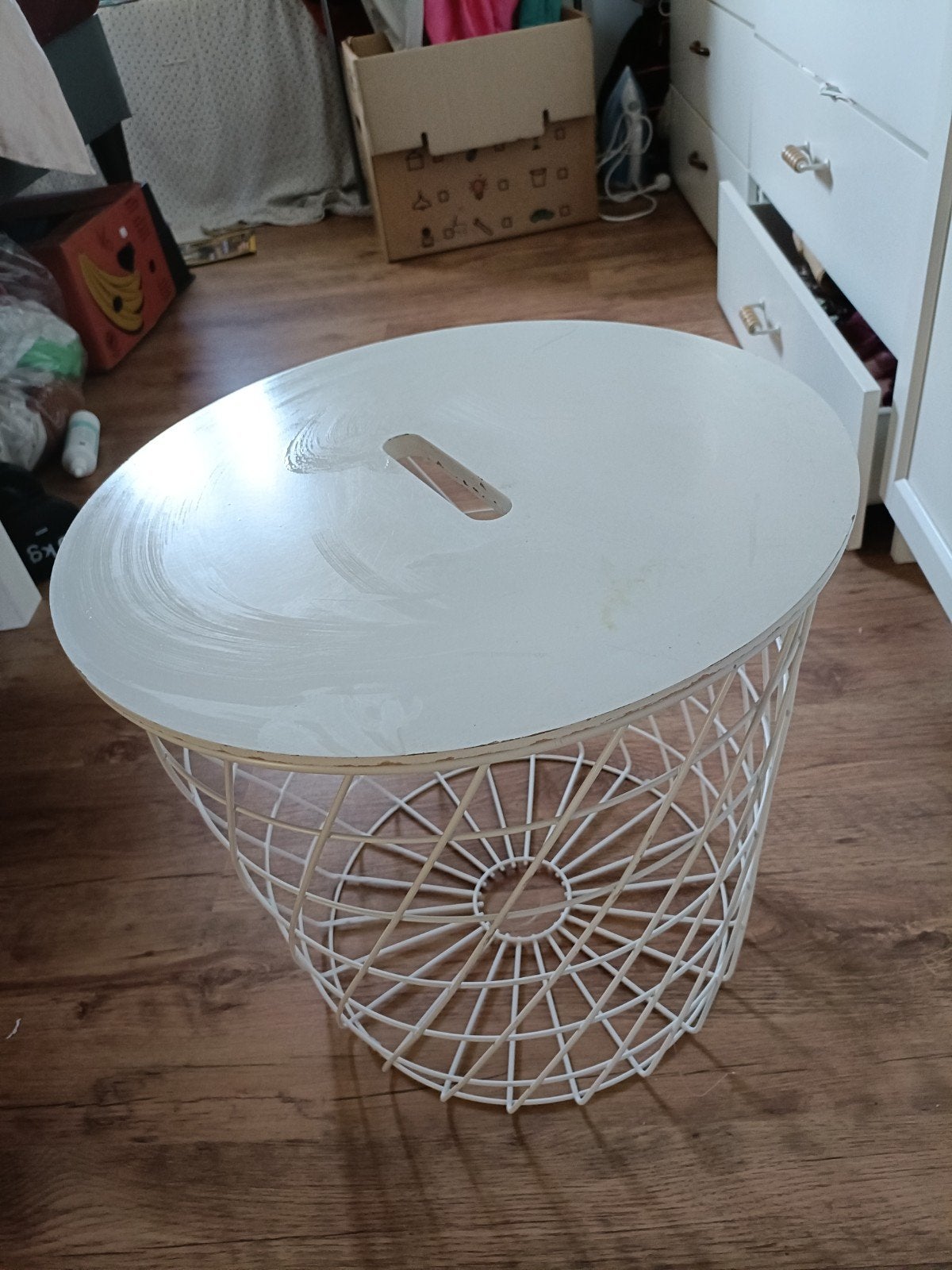 Ikea opbergtafel Kvistbro, Moins de 55 cm, Enlèvement, Utilisé, Autres matériaux
