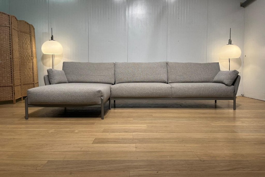 NIEUWSTAAT Leolux Enna Hoekbank NP €9.000 + GARANTIE, Huis en Inrichting, Zetels | Zetels, Design Bank Bankstel Zetel Hoekbank Leolux