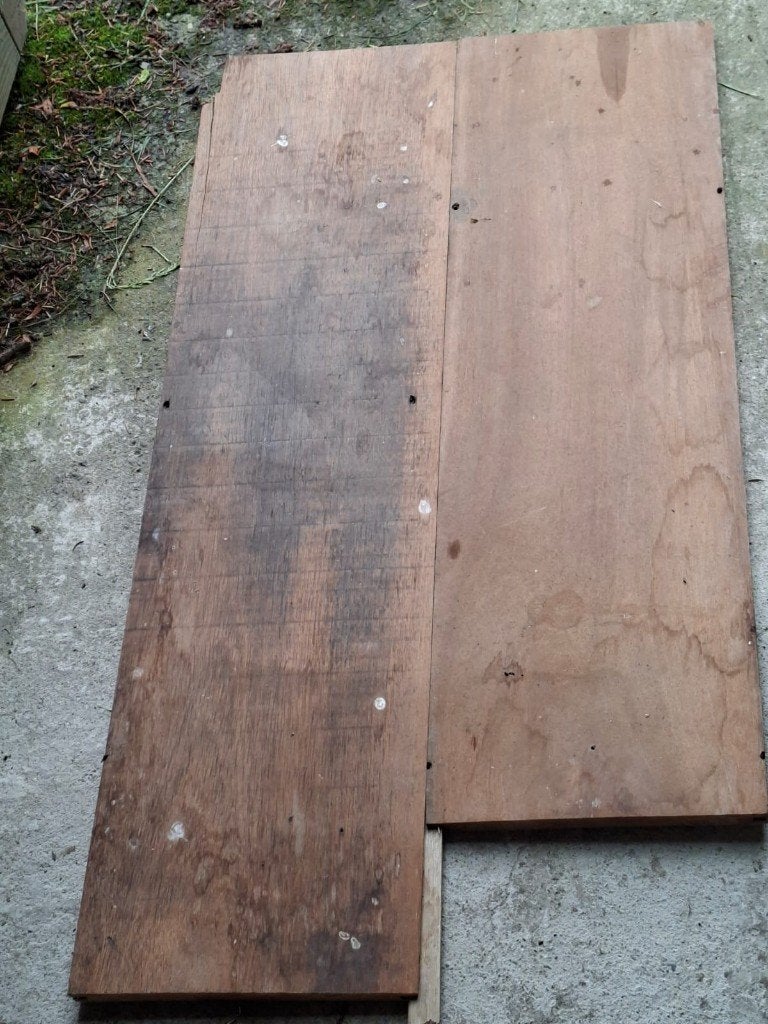 Oude Keruing (Aziatische Apitong) plankenvloer, Ophalen, Minder dan 25 mm, Plank, 300 cm of meer