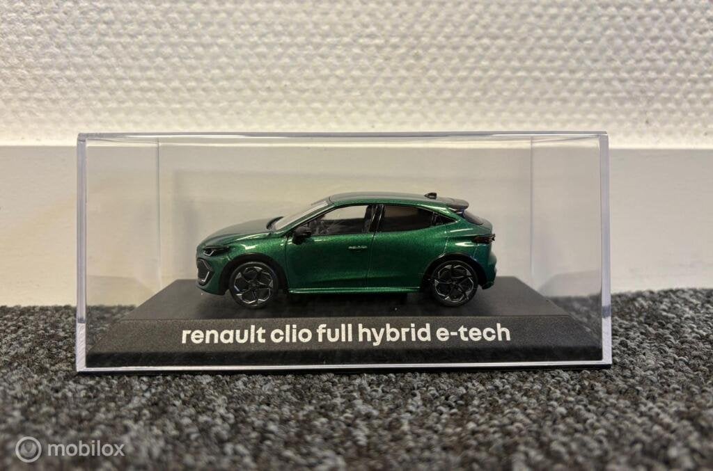 Miniatuur Renault Clio VI full hybrid e-tech 1:43, Nieuw, Ophalen of Verzenden