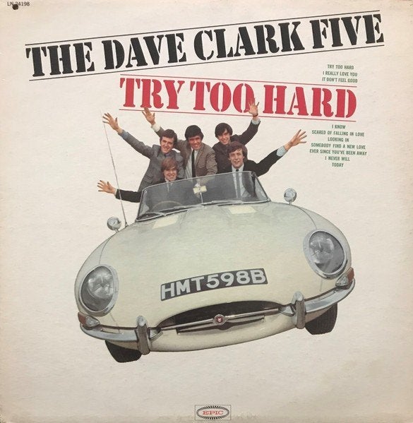 the dave clark five try to do hard, Ophalen of Verzenden, 1960 - 1969, Gebruikt, 12 inch