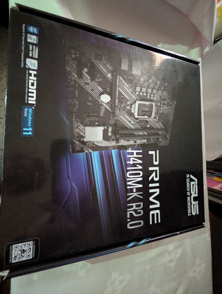 Asus Prime h410M-K R2.0, Computers en Software, Moederborden, Gebruikt, DDR4, Ophalen of Verzenden, ATX