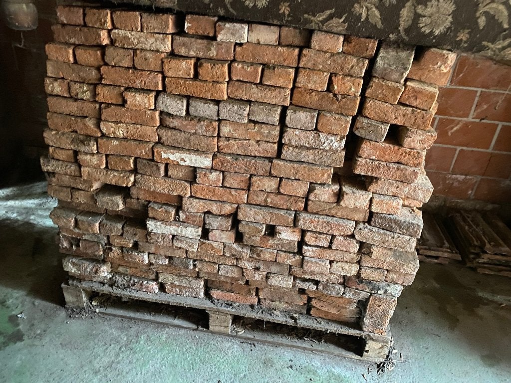 Rode baksteen, Doe-het-zelf en Bouw, Ophalen, Gebruikt, Bakstenen