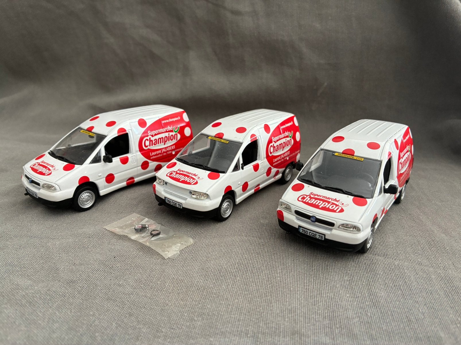 Fiat Scudo 1/43 champion Tour de France, Enlèvement ou Envoi, Utilisé, Voiture, Norev