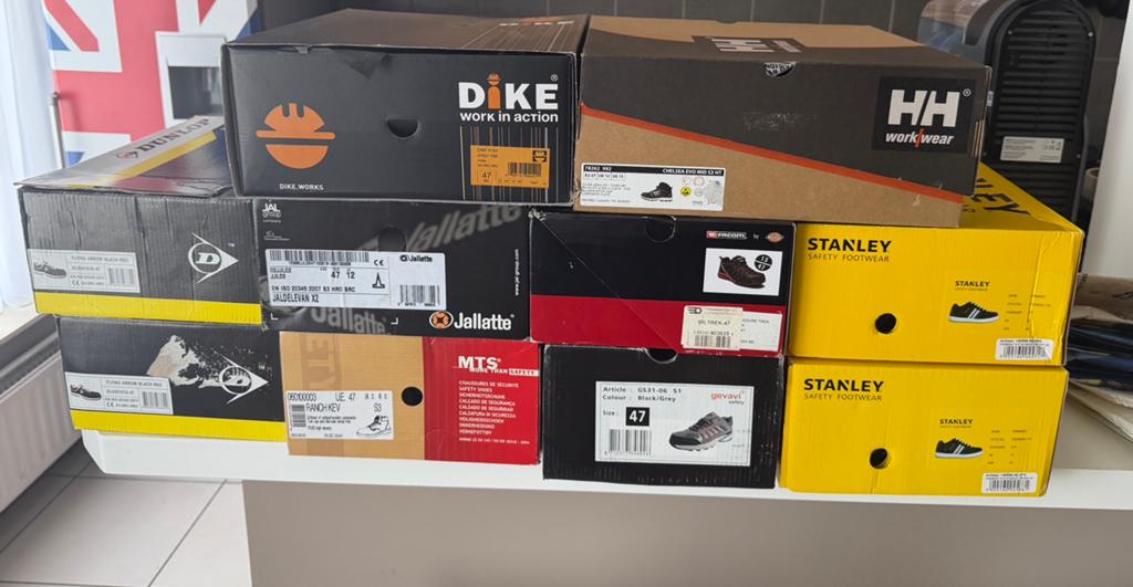Lots de 10 paires de chaussures de sécurité t47 neuve, Kleding | Heren, Schoenen, Ophalen, Nieuw, Werkschoenen