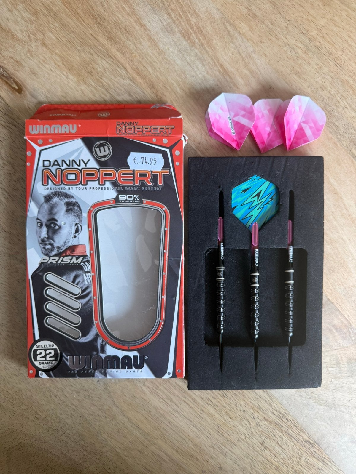 Winmau Danny Noppert darts 22 gram, Enlèvement ou Envoi, Comme neuf, Fléchettes
