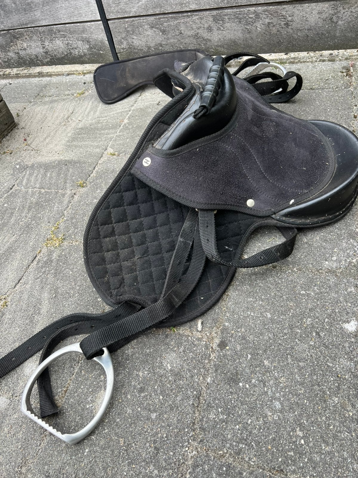 Zadel Shetlander, Dieren en Toebehoren, Paarden en Pony's | Hoofdstellen en Tuigage, Ophalen, Zo goed als nieuw, Singel, Shetlander