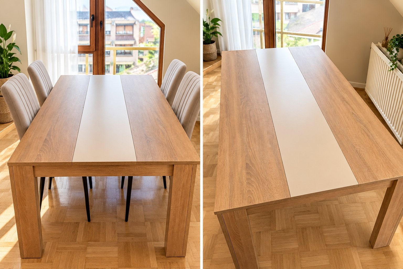 table à manger + 4 chaises, Maison & Meubles, Enlèvement