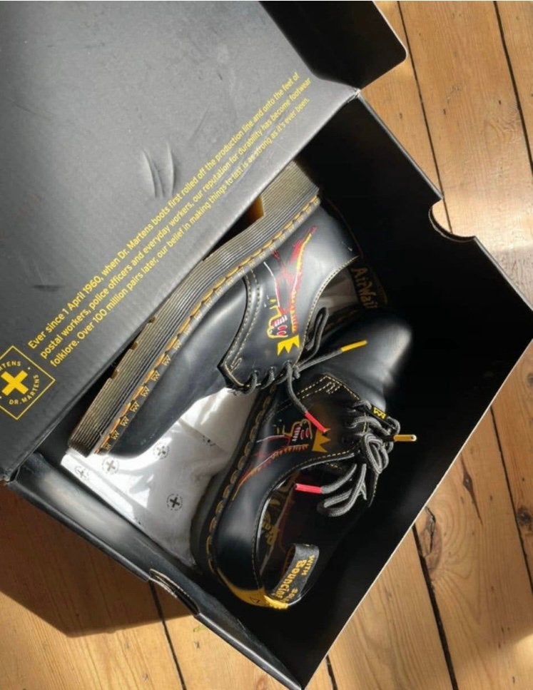 Doc Martens Bassen, gelimiteerde ed. „Basquiat”, nieuw, 37, Ophalen, Nieuw, Schoenen met lage hakken