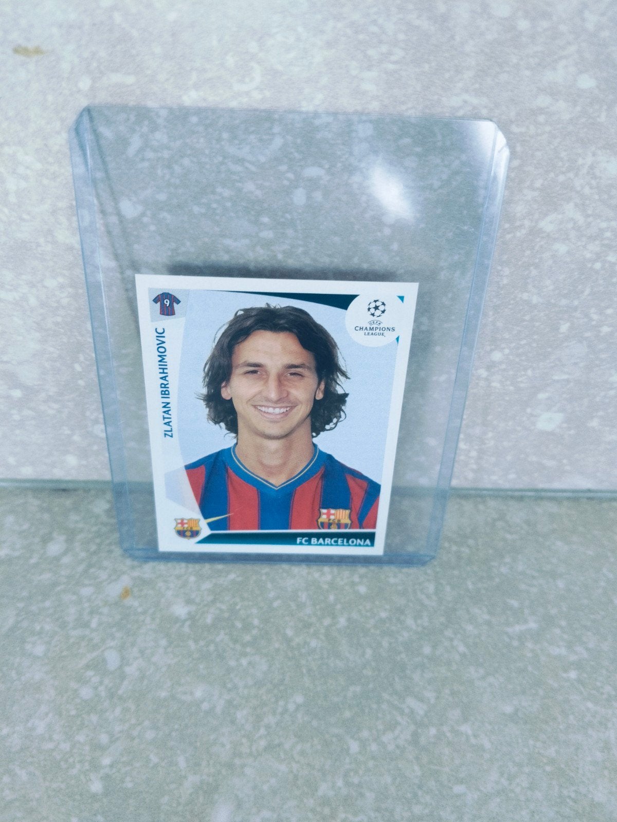 Panini sticker Champions League 2009-2010 Zlatan Ibrahimovic, Enlèvement ou Envoi, Autocollant
